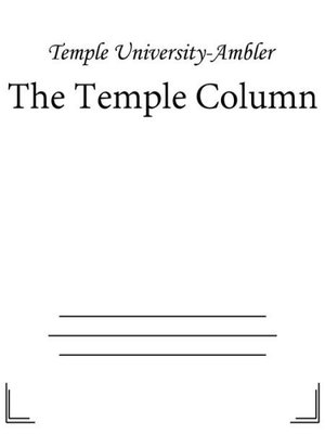 cover image of The Temple Column